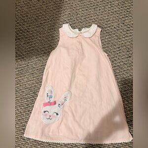 Marshalls Pink Sleeveless Dress with Bunny Applique